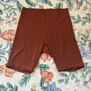 Lululemon High Rise Align Shorts 8”